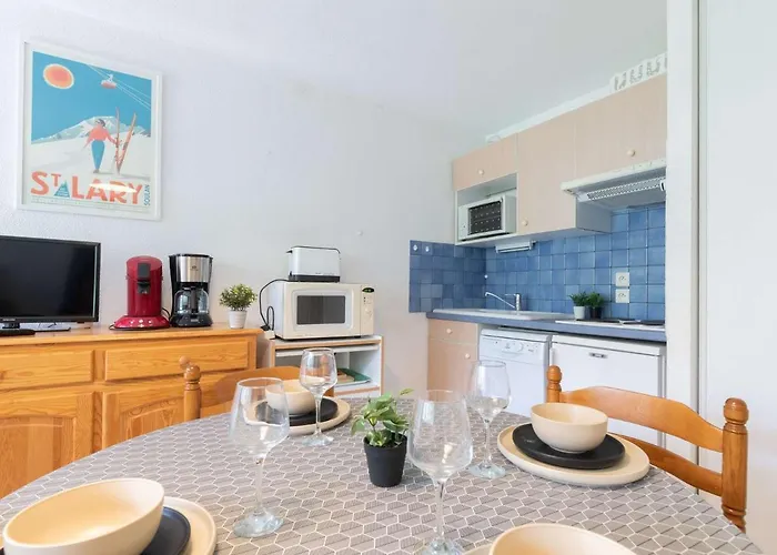 6 Pers A Saint-lary Proche Telecabine Avec Parking - Fr-1-296-229 Apartament *